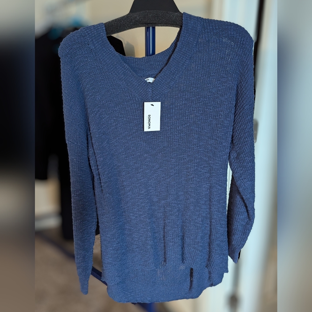 Women's cotton knit sweater
